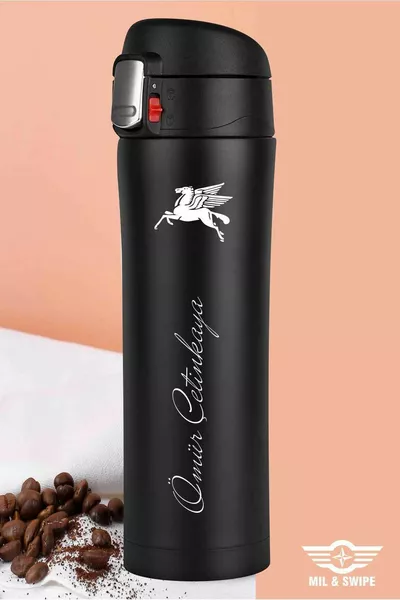 اسم شخصي مطبوع مغلق الصلب الترمس مختومة كوب  مل سيارة الشاي القهوة القدح