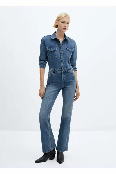 Combinaison longue en jean