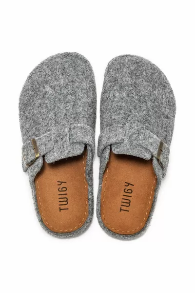 Manu Pantofole da casa fumé da uomo /