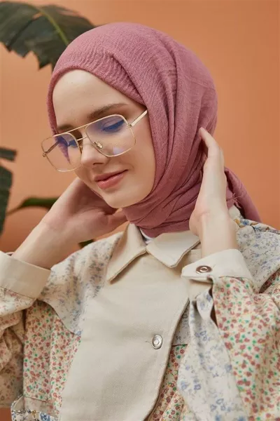 Bürümcük Gülkurusu Renk (ÜTÜ ISTEMEYEN HAFİF YAPISI, HAVA ALAN ÖZEL DOKUSU GENİŞ EBATLI INCE HASSAS)