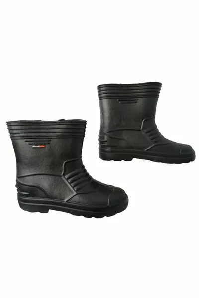 للجنسين أسود قصير إيفا بولي سول أحذية المطر الخفيفة للغاية