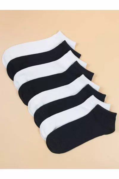  حزمة من الجوارب الاقتصادية للجنسين أحذية رياضية قصيرة الجوارب