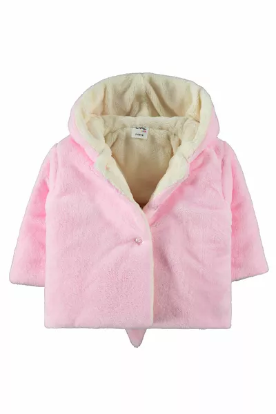 بيبي بنت معطف مقنعين  شهرا وردي