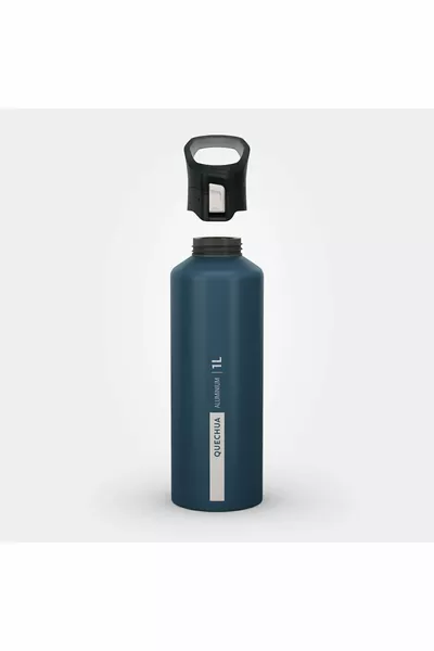 Daily and Sports Outdoor Aluminum Flask - 1 L - Blue - 