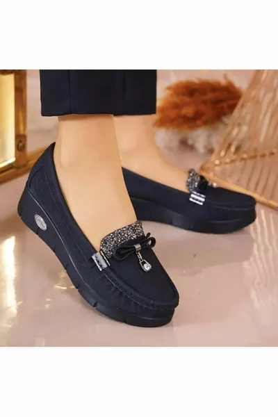  Повседневная обувь на мягком каблуке с анатомической подошвой