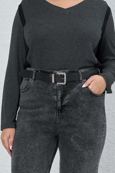 Faux Leather Belt