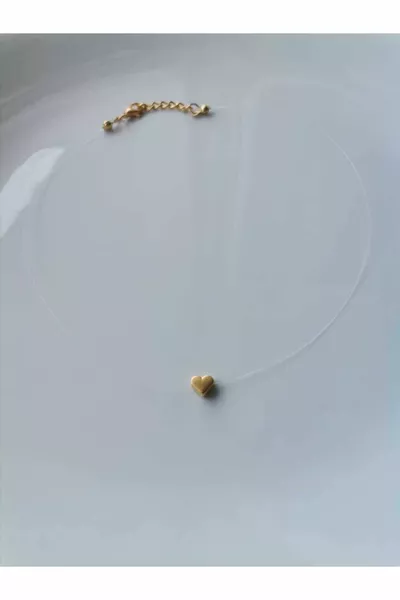 Heart Ghost Necklace  cm