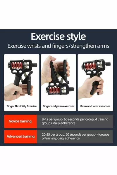kg Profesyonel El Bilek Ve Kol Güçlendirici Kavrama Egzersiz Aleti Ayarlanabilir El Ya