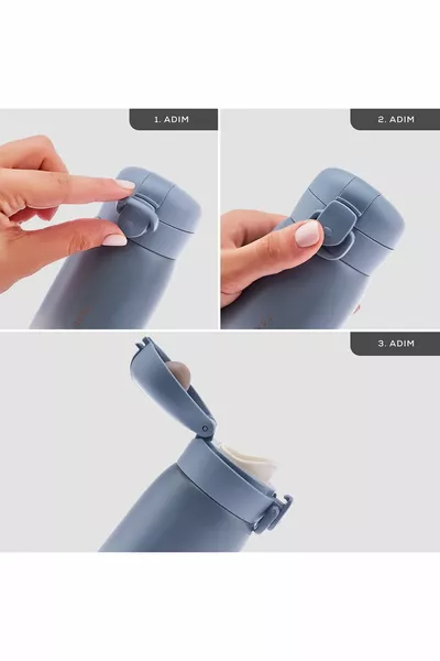 Skyfall Thermos scellé en acier  ml Bleu