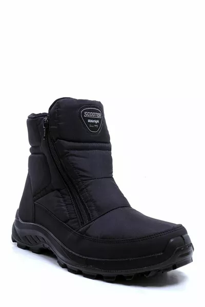 Boots Waterproof Men's Zipper Snow Boots