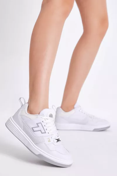 للجنسين الأبيض عارضة صالح بولي وحيد الدانتيل متابعة حذاء رياضي