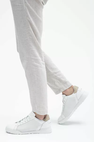 Baskets et baskets en cuir véritable pour hommes  -1 Erk Ayk 