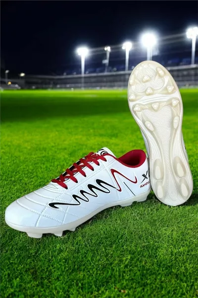 أحذية كرة قدم رجالية حذاء كرة قدم أبيض - أسود