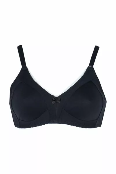 صدرية نسائية سوداء ضاغطة من القطن