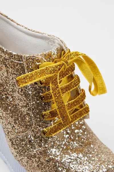 المرأة أنيقة نمط المؤنث سم الذهب عالية الكعب مبطن فستان الزفاف مساء اللباس أحذية