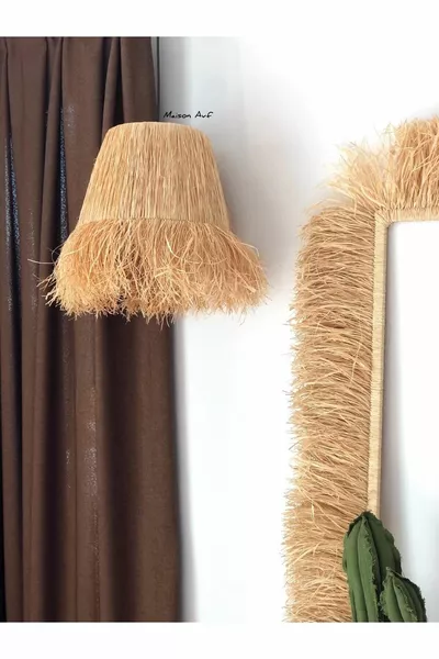 Suspension Bohème en Paille Hydra Raffia 