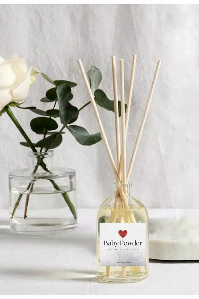 Baby Powder Bamboo Stick Room Fragrance Baby Powder Reed Diffuser ml