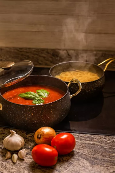 7 Parça Granada Granit Tencere ve Tava Seti –  cm 2.5L,  cm 4.5L,  cm Basık 3L,  cm Tava