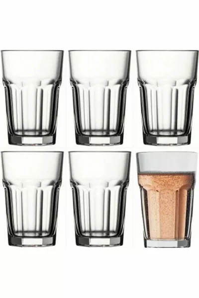 Casablanca Bardak 6lı   cc  cm agız ölçüsü 8.5 cm