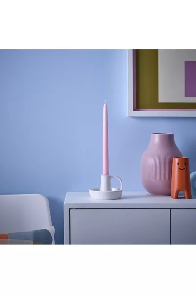 Winterkaars 8 Stuks Kandelaarkaars Lekvrij Buigzaam  Cm 8 Stuks