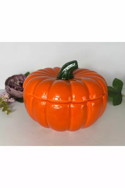 Orta Boy Kabak Saklama,bal Kabağı Baharatlık,şekerlik  Cm