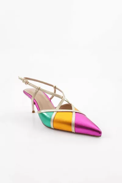  Damen Spitzes Dekolleté mit Kreuzband und offenem Rücken