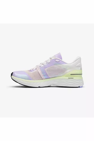 Chaussures de course pour femme - JS - Lilas clair / Jaune clair