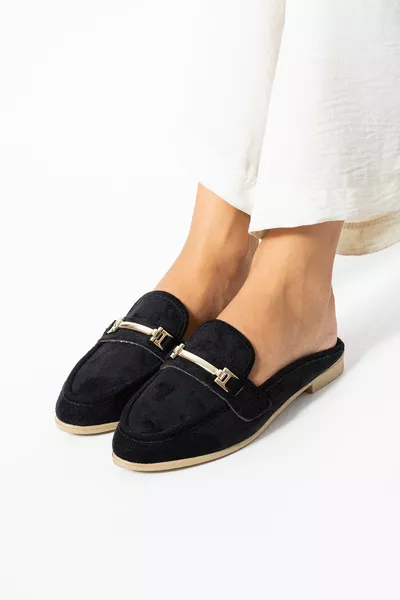 Ballerines pour femmes Boucle détaillée Élégant Confortable Orthopédique Casual Pantoufles