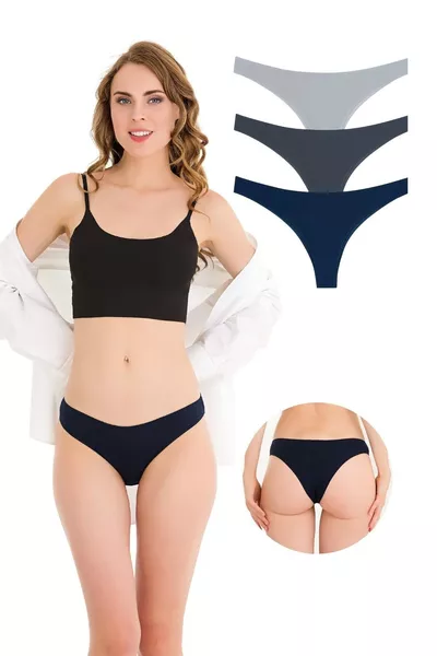  Brazil String 3'lü Kadın Külot 