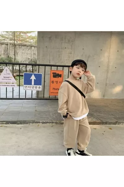 Kids & Baby Unisex Sweatshirt Set / Preschool, Tracksuit