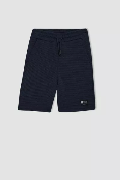 Jungen Shorts mit elastischem Bund und Print HS