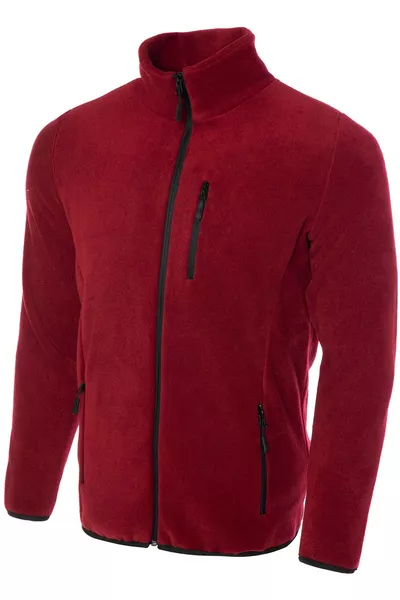 Giacca Uomo Pro Outdoor in Pile con 5 Tasche, Windproof e Chiusura Lampo Completa