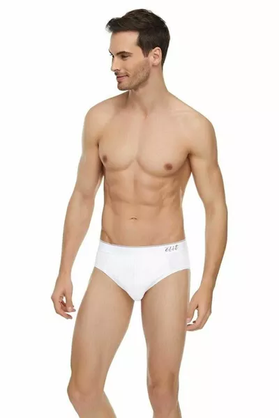 Elit Herren Sport-Slip mit Gürtel aus Baumwolle und Lycra, 6er-Pack
