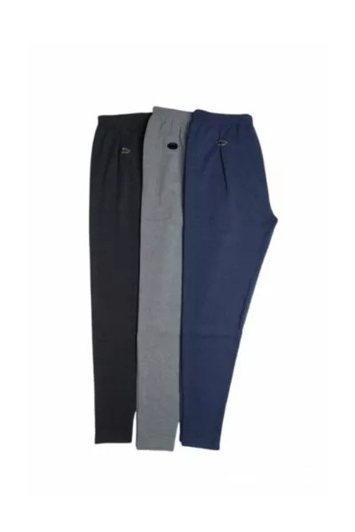 Winter Inner Leggings Set of 3, Fleece-lined, Mixed Colors, Without Buttons