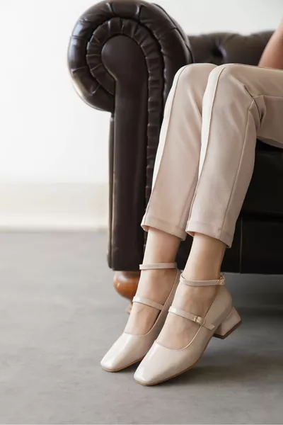 Женские туфли на коротком каблуке Origo - кожа - лакированная кожа