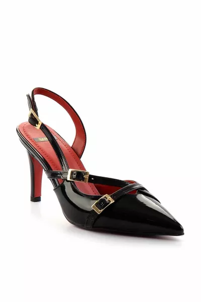 Tacchi classici da donna in vernice nera 