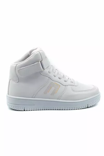 Cool Hubbies Glaxy Long Beijing Throat Basketball Kids Sneakers WHITE