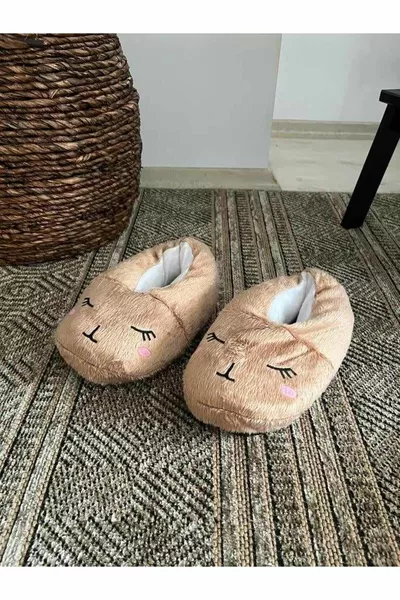 Panduf Cat Figured Зимние удобные мягкие домашние сапоги Домашняя обувь