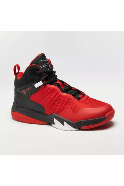 Chaussures de basket-ball pour enfants - Rouge - H