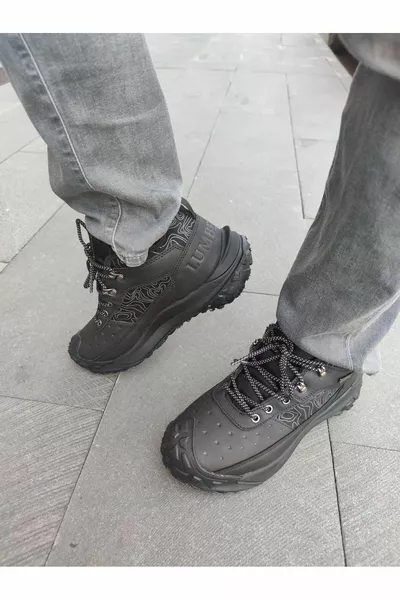 Menthan 4pr Schwarz Herren Wasserdichte Outdoor Stiefel Schuhe