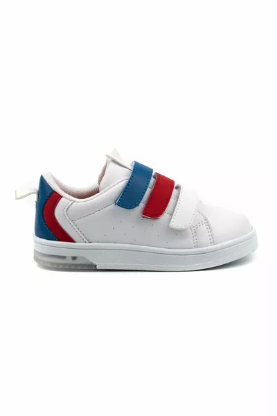 Cool Mami Tomy Светлые кроссовки Детские кроссовки БЕЛЫЙ-КРАСНЫЙ