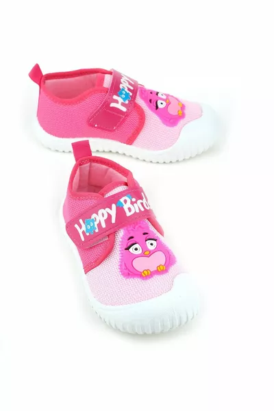 1 бр ОБУВКИ ЗА ДОМА И УЧИЛИЩЕТО ЗА МОМИЧЕТА Домашно облекло на равни токчета Къси токчета (1- 4 см) Розов животински модел