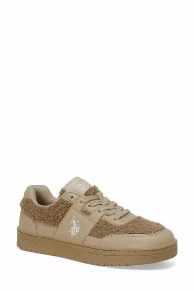Tan Kleur Casual Wandelen Sneakers Sneakers