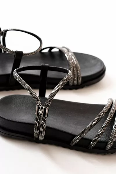  Black Stone Women's Sandals