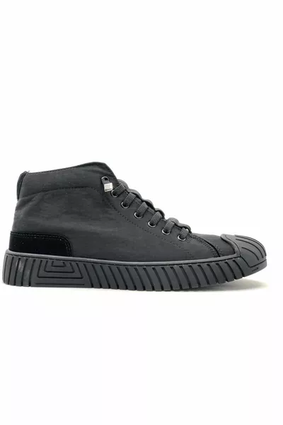 Gamelu Vigor Boots Turtleneck Sneakers Men's Sneakers BLACK