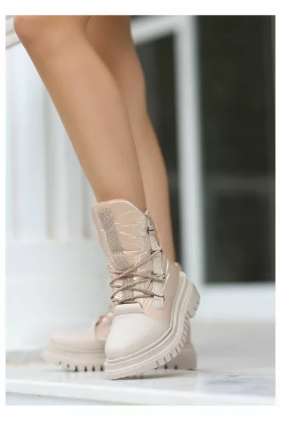 توينا عشرة أحذية الثلج الجلد