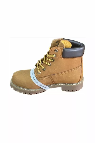 جلد طبيعي القرفة Nubuck الأحذية