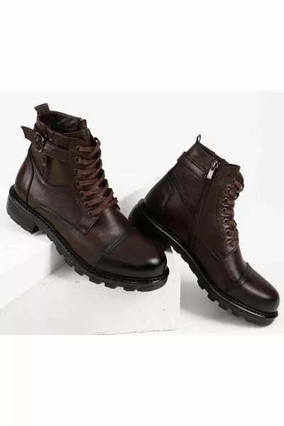  أحذية بريدية رياضية جلدية طبيعية للرجال