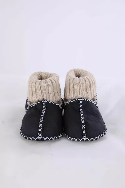 Baby Meisje Jongen % Lederen Laarsjes Pantduf Pasgeboren Eerste Stap Schoen Doos Gift 