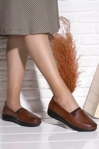 P  Big Size Casual Comfort Custom Heel Gel Mom Casual Shoes